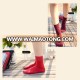 Red teen tube wool colorful comfortable soft woman China factory socks