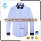 Official formal check slim shirts for men with contrast collar and cuff stripe shirts